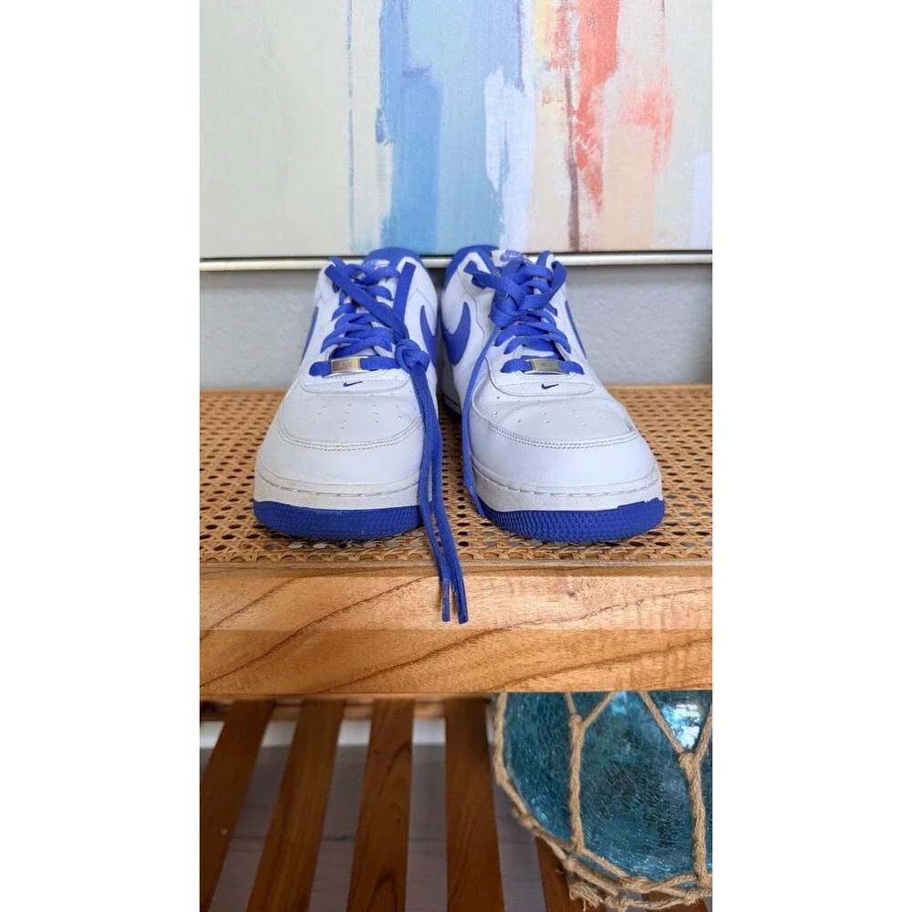 Nike Air Force 1 White & Blue – Men’s Size 13